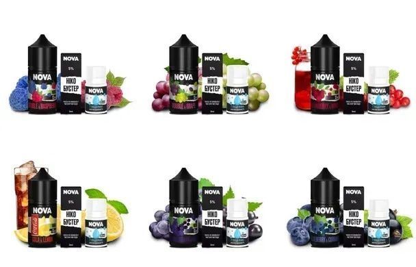 Набор для самозамеса Nova 30ml - 50mg Blackcurrant Grape