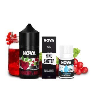 Набір для самозамісу Nova 30ml - 50mg Cranberry Mors