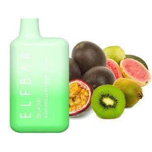 Одноразовый перезаряжаемый Pod Elf Bar BC4000 Kiwi Passion Fruit Guava