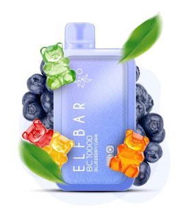 Одноразовий перезаряджаємий Pod Elf Bar BC10000 Blueberry Gummy (Чорниця Мармелад)