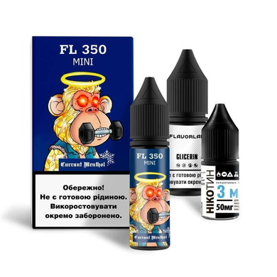 Набор для самозамеса Flavorlab FL350 Mini 15 ml - 50 mg Currant Menthol
