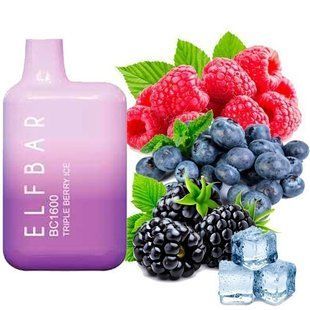 Одноразовый перезаряжаемый Pod Elf Bar BC4000 Triple Berry Ice