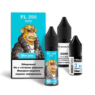 Набір для самозамісу Flavorlab FL350 Mini 15 ml - 50 mg Mint Gum