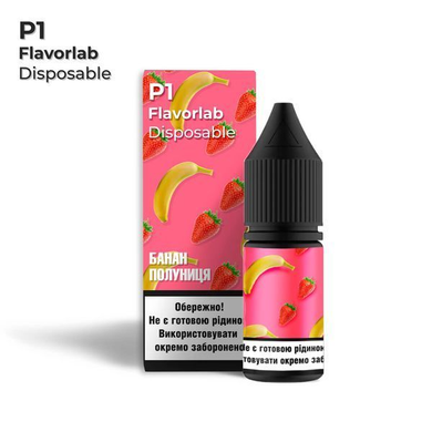 Набір для самозамісу Flavorlab P1 10 ml - 50 mg Банан Полуниця