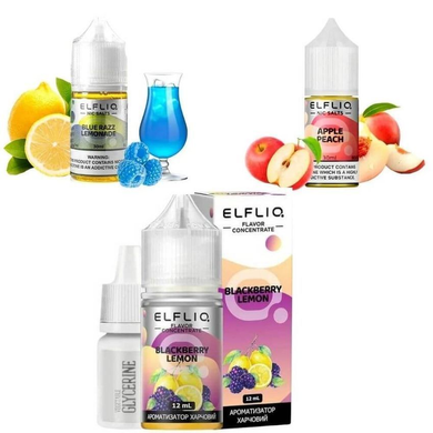 Набор для самозамеса Elf Liq 30 ml - 50 mg Blackberry Lemon