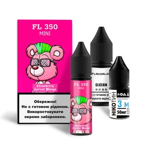 Набір для самозамісу Flavorlab FL350 Mini 15 ml - 50 mg Strawberry Apricot Mango