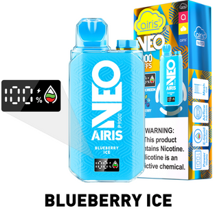 Одноразовий перезаряджаємий Pod Airis NEO P9000 Blueberry Ice (Чорниця Айс)