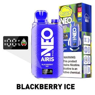 Одноразовий перезаряджаємий Pod Airis NEO P9000 Blackberry Ice (Ожина Айс)