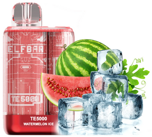 Одноразовый перезаряжаемый Pod Elf Bar TE5000 Watermelon Ice (Арбуз айс)