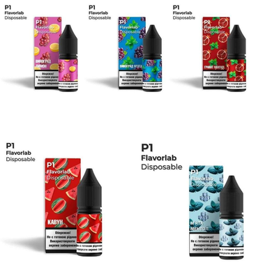 Набір для самозамісу Flavorlab P1 10 ml - 50 mg Чорниця Кавун