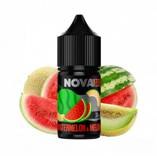 Рідина Nova Salt nic. 30мл 65мг Watermelon Melon (Кавун Диня)