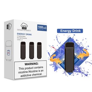 Одноразові картомайзери Airis Aura Energy Drink 50 мг 3 шт. (Енергетик)