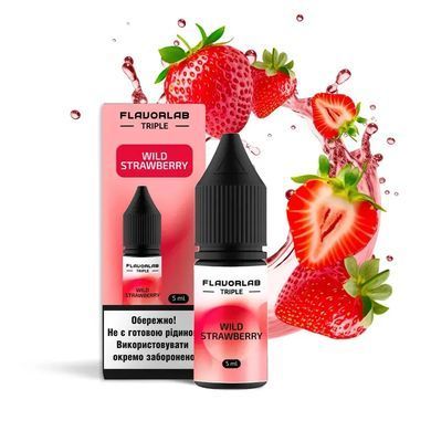 Набор для самозамеса Flavorlab Triple 10 ml - 65 mg Wild Strawberry