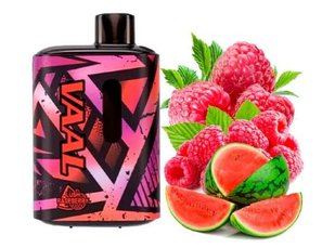 Одноразовий перезаряджаємий Pod Vaal E5000 Lush Raspberry (Кавун Малина)